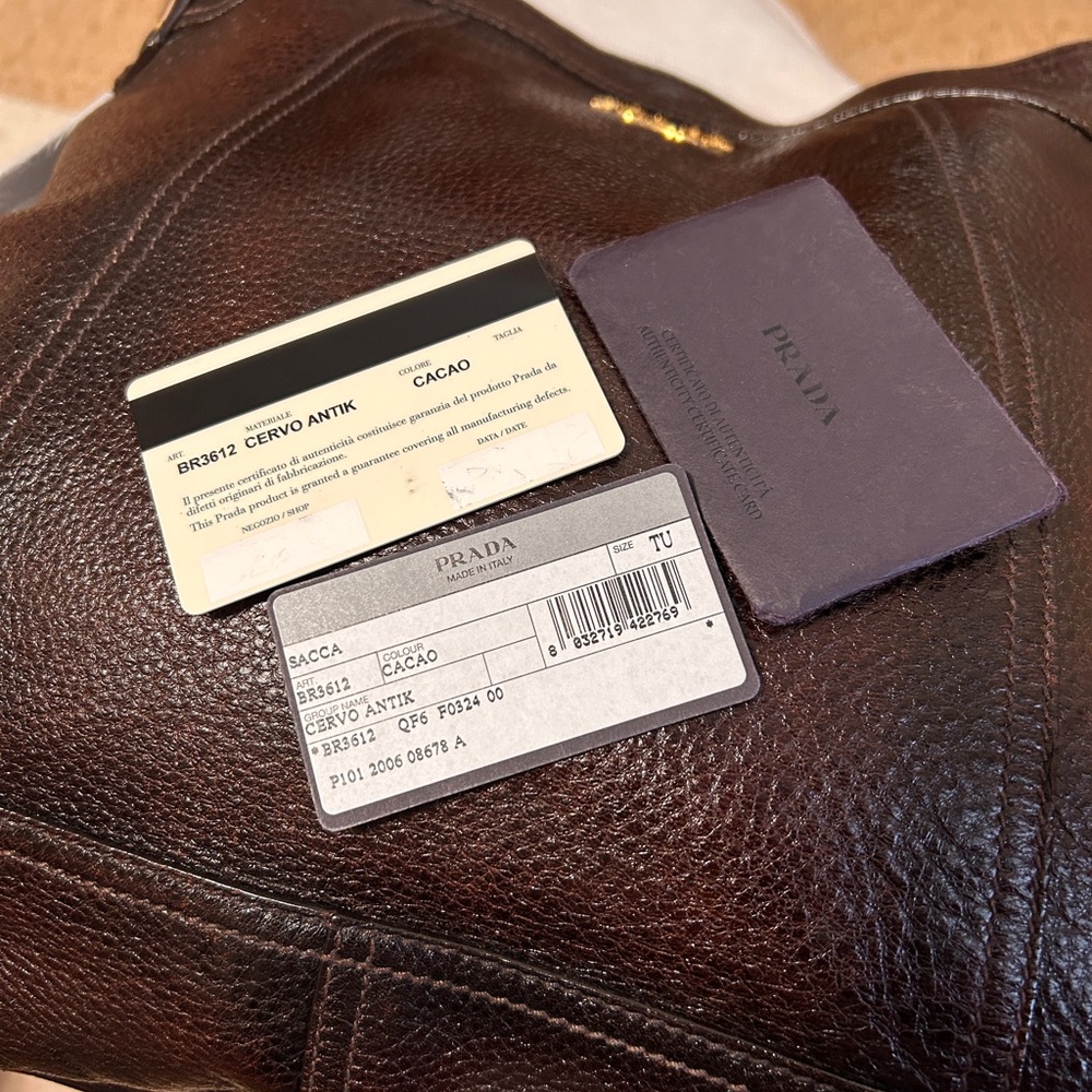 Prada Black Leather Women's Bag - Picture 7 of 8